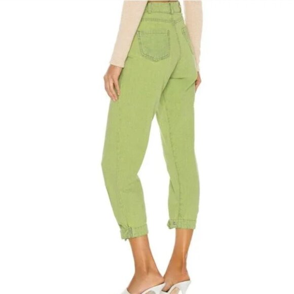 NWT Revolve Tach Clothing Lubina Crop Jean w/Ankle Snaps, Size 27 - Picture 3 of 5